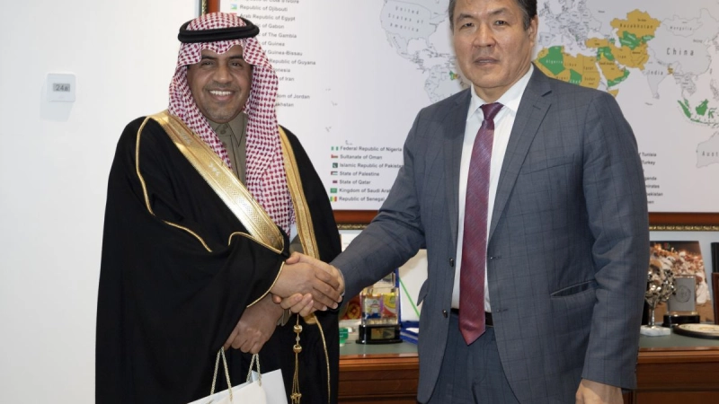 AMBASSADOR OF THE KINGDOM OF SAUDI ARABIA PAID AN OFFICIAL VISIT TO THE IOFS