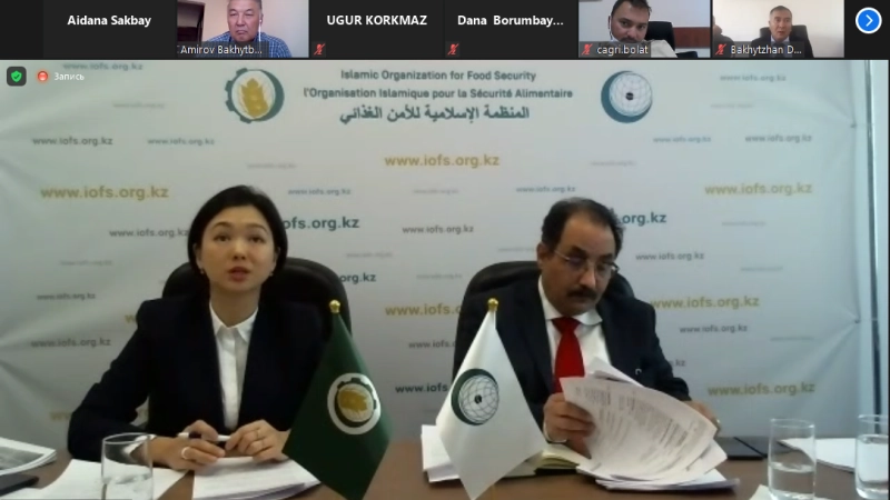 نظمت امانة المنظمة الاسلامية للامن الغذائي اجتماع افتراضي لعلماء مركز التميز لتطوير الأرز في آسيا