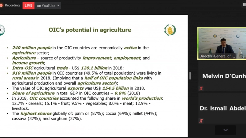 DG of IOFS speaks at the Middle East Food Security Summit
