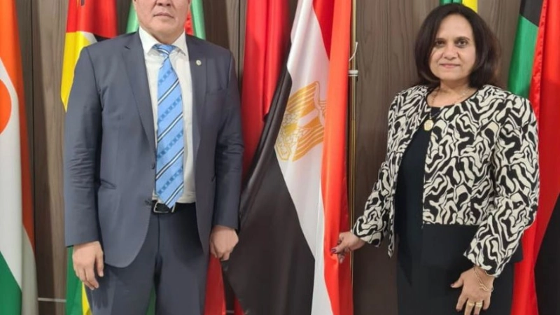 Director General of IOFS meets with Ambassador of Egypt to Kazakhstan
