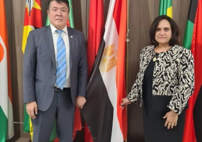 Director General of IOFS meets with Ambassador of Egypt to Kazakhstan