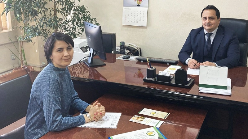 IOFS Program Manager meets with First Deputy Minister of Agriculture of Tajikistan