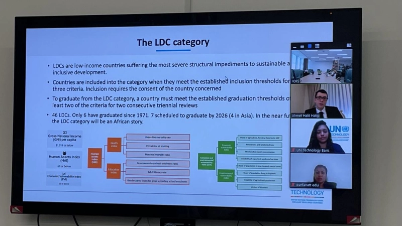 IOFS and UN Technology Bank consider cooperation