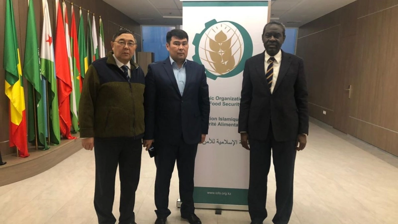 IOFS officials and representatives of Kazakh Science and Research Institute of Processing Industry gathered at the headquarters of IOFS