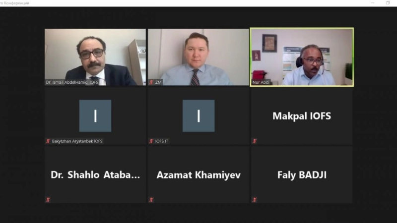 The professionals of IOFS had an online meeting with the IsDB team