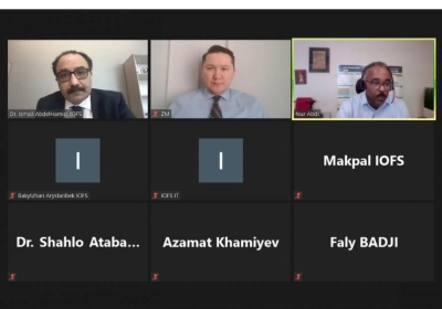 The professionals of IOFS had an online meeting with the IsDB team