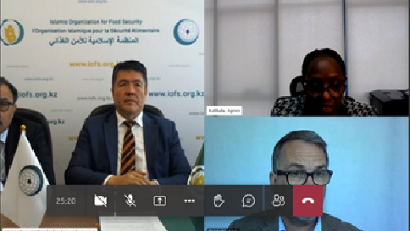 Le Directeur Général de l'OISA tient une réunion en ligne avec l'Envoyé Spécial de l'ONU