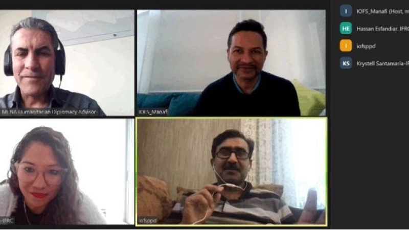 The IOFS and IFRC Exchange Views on Bilateral Cooperation