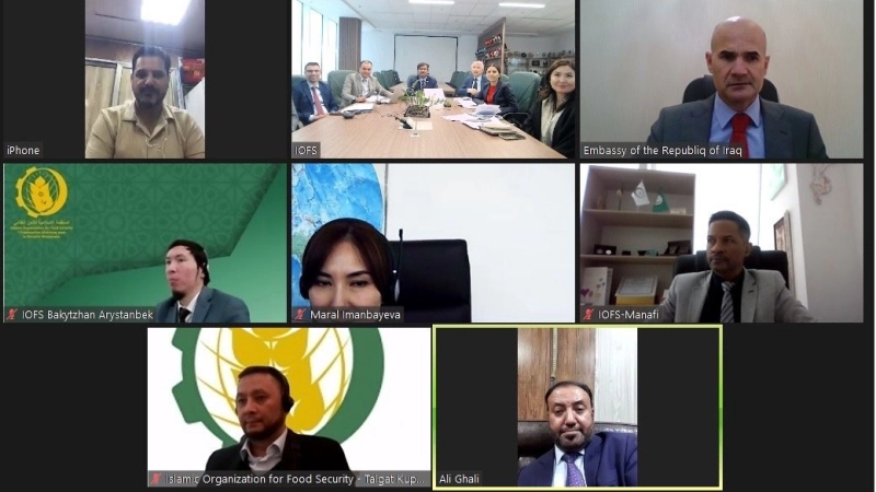 L'IOFS et le Ministère de l'Agriculture de l'Irak tiennent une Réunion de Consultation en Ligne Productive