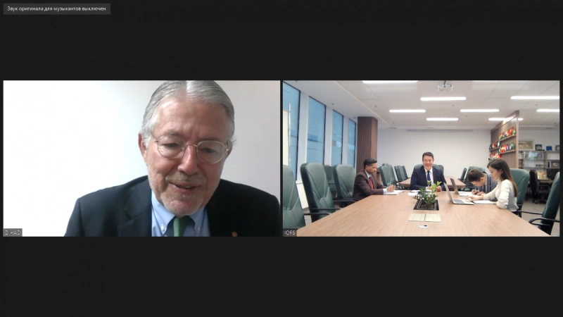 UPCOMING DUBAI INTERNATIONAL HUMANITARIAN AID AND DEVELOPMENT EVENT WAS DISCUSSED TODAY DURING AN ONLINE MEETING BETWEEN IOFS AND DIHAD