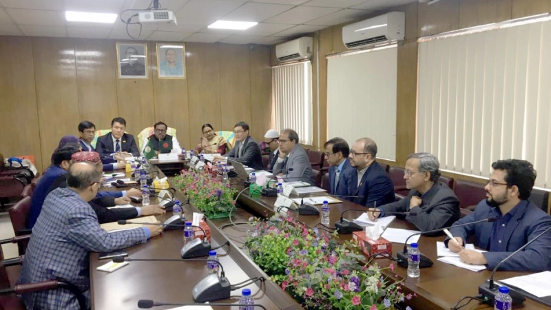 Rencontre avec S.E. M. Sadhan Chandra Majumder, Ministre de l'Alimentation de la République populaire du Bangladesh