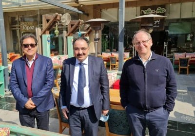 Le directeur des programmes et des projets du Bureau de l’OISA rencontre le directeur général de l’ICARDA