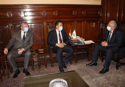 Réunion du Directeur Général de l'OISA avec le Ministre égyptien de l'Agriculture et le Vice-Ministre des affaires étrangères 