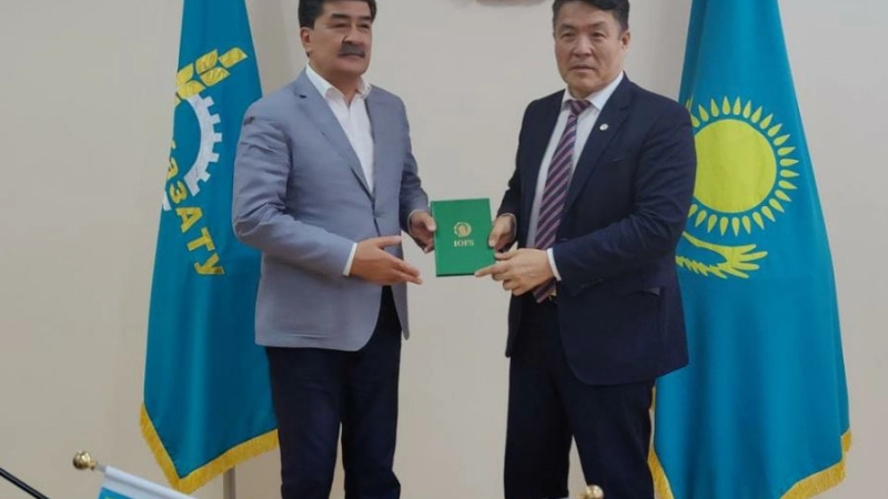 RÉUNION DE TRAVAIL DE L’IOFS À L’UNIVERSITÉ KAZAKHE AGROTECHNIQUE DU NOM SEIFULLIN S.