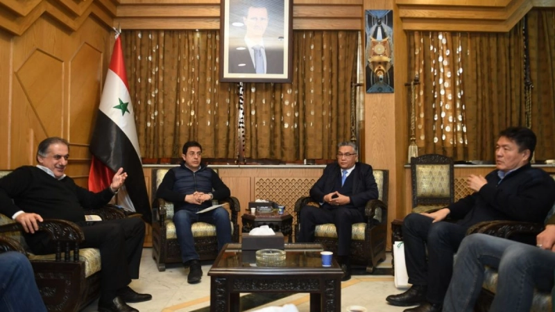 The Director General of IOFS meets with Syrian government officials on various levels